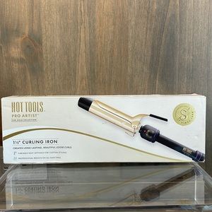 HOT TOOLS  24K Gold Curling Iron/Wand, 1-1/2 inch